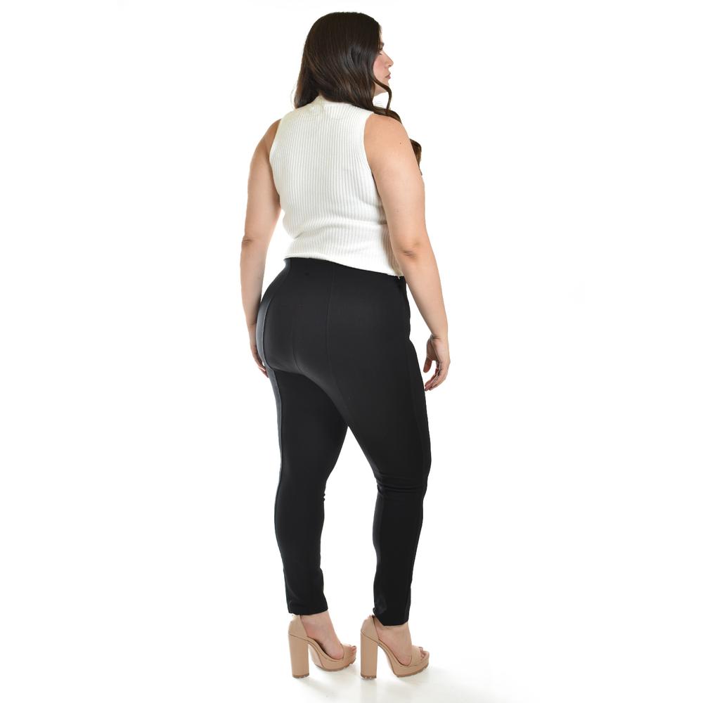 Foto 5 pulgar | Pantalon Con Strech Roman Fashion / Tallas Extras, 030 (negro) Negro
