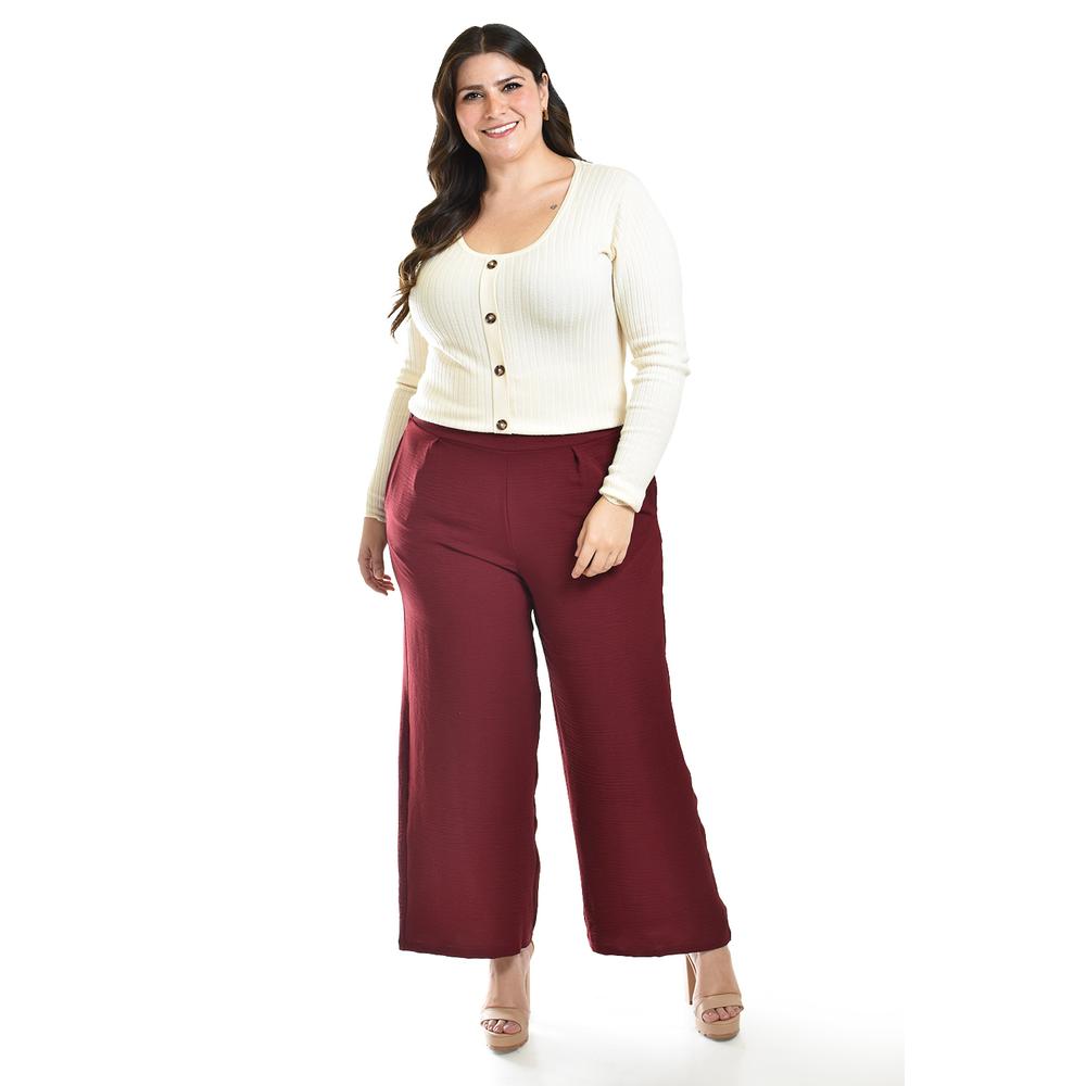 Foto 7 pulgar | Pantalon Roman Fashion 9202 Vino