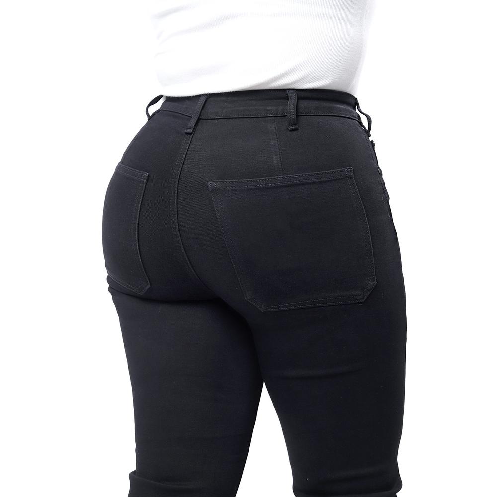 Foto 4 pulgar | Jeans Bootcut Con Strech Tallas Extras, 3728 (negro) Multicolor