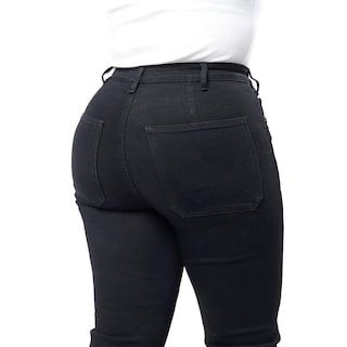 Foto 3 | Jeans Bootcut Con Strech Tallas Extras, 3728 (negro) Multicolor