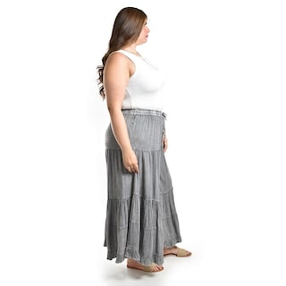 Foto 2 | Pantalon Estilo Palazzo Roman Fashion /tallas Extras, R42 (gris) Gris