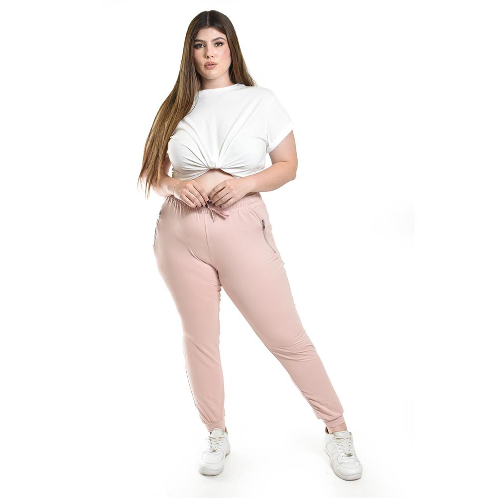 Foto 5 pulgar | Pantalón Jogger Roman Fashion/tallas Extras, 6000 (rosa) Rosa