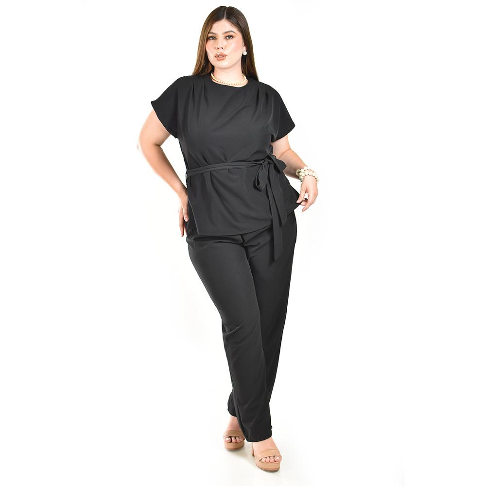 Foto 1 | Set De Tela Ligera Roman Fahion / Tallas Extras, 4354 (negro) Negro