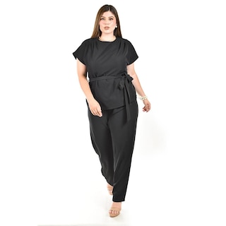 Foto 4 | Set De Tela Ligera Roman Fahion / Tallas Extras, 4354 (negro) Negro
