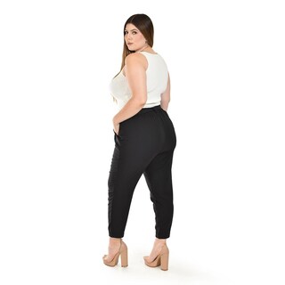 Foto 4 | Pantalón Roman Fashion Negro para Mujer