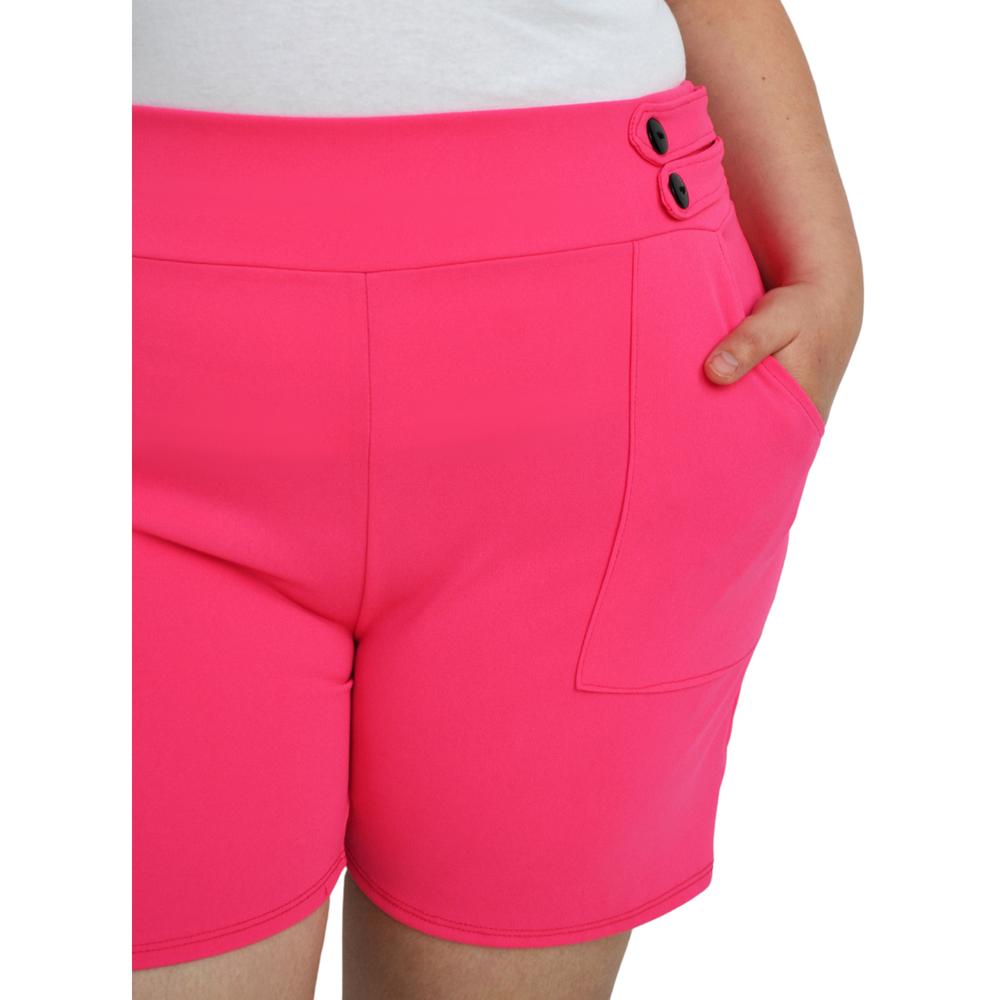 Foto 4 | Short Casual Roman Fashion Tallas Extras 7033 color Rosa