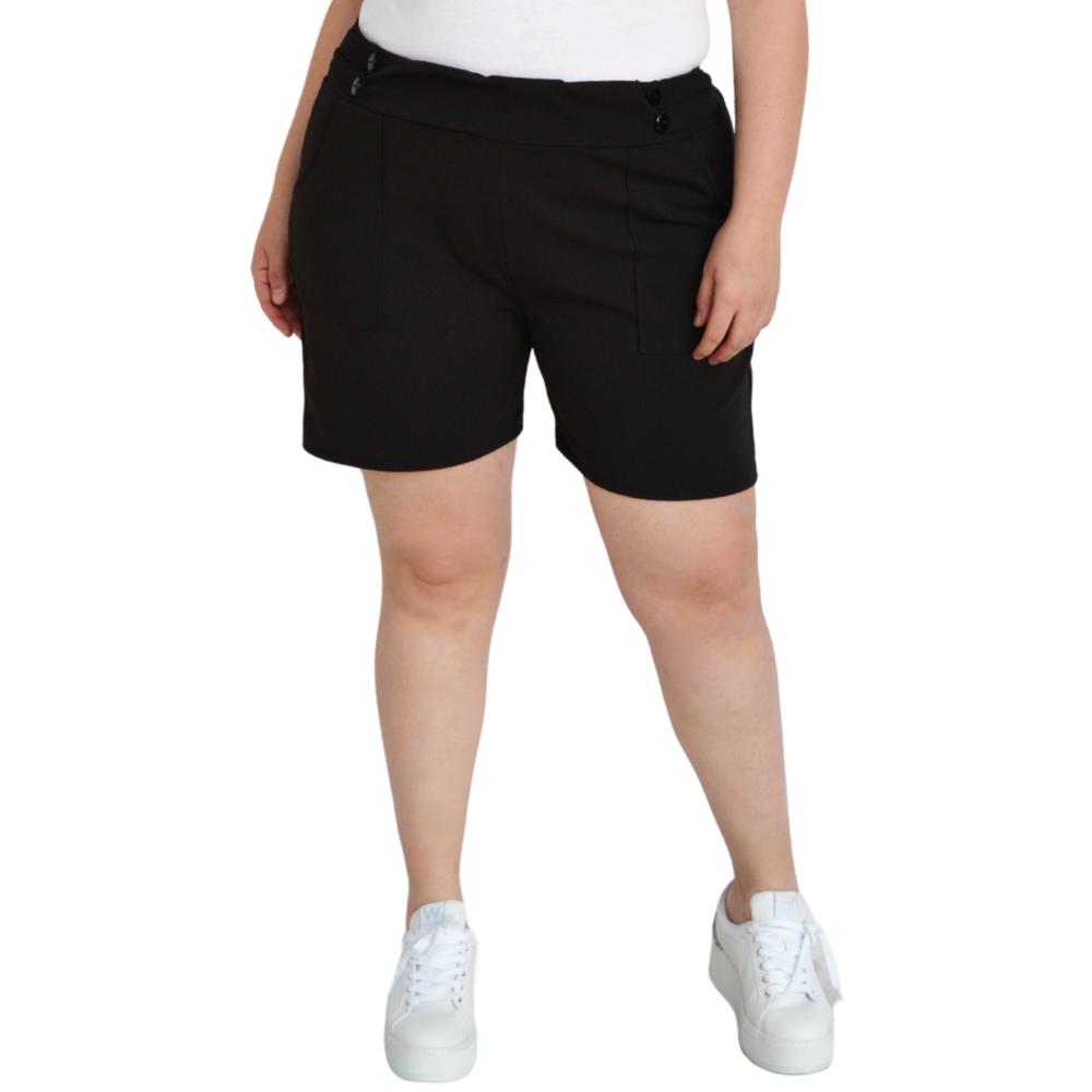 Short Casual Roman Fashion Tallas Extras 7033 color Negro