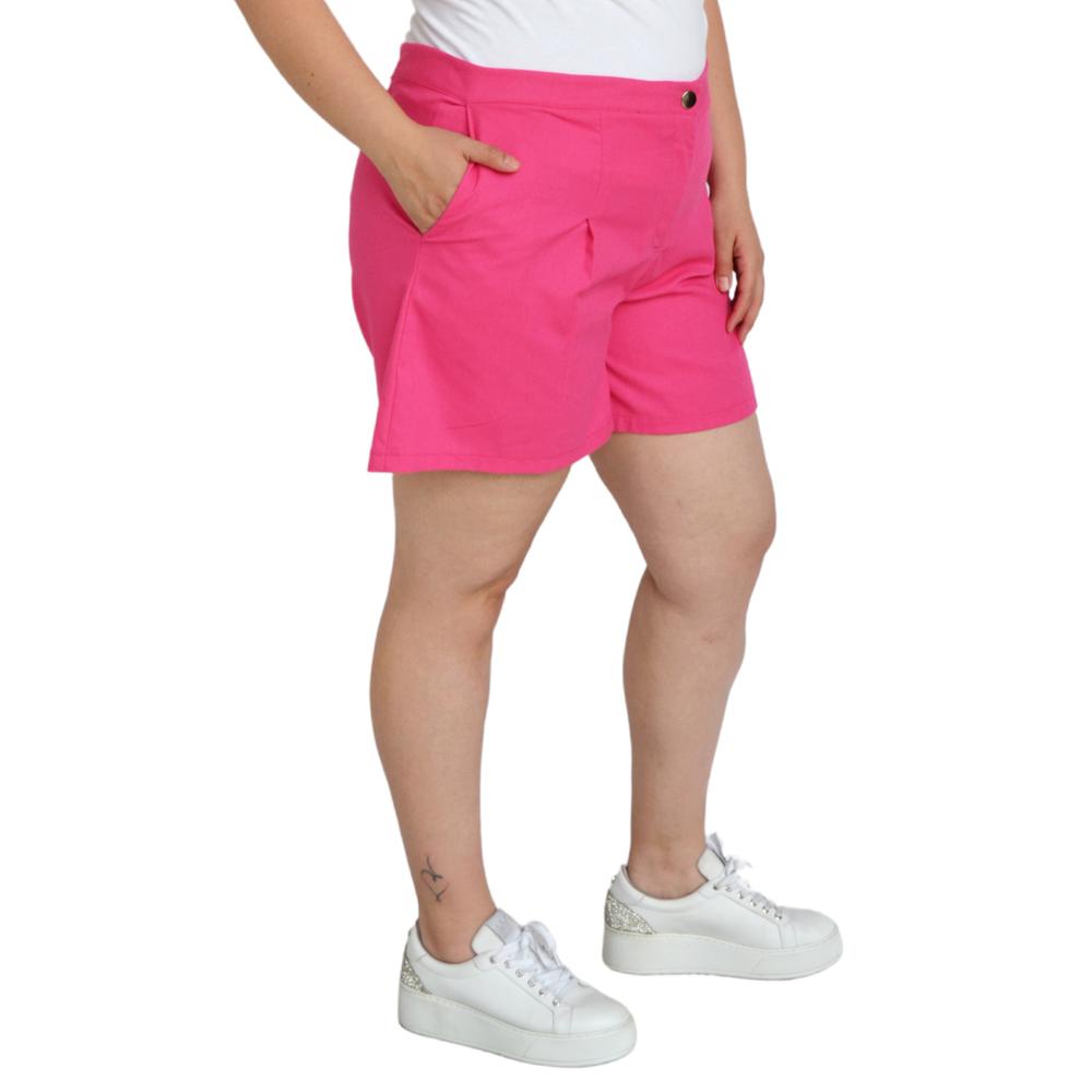 Foto 3 pulgar | Short Roman Fashion color Rosa para Mujer