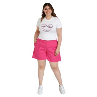 Foto 5 | Short Roman Fashion color Rosa para Mujer