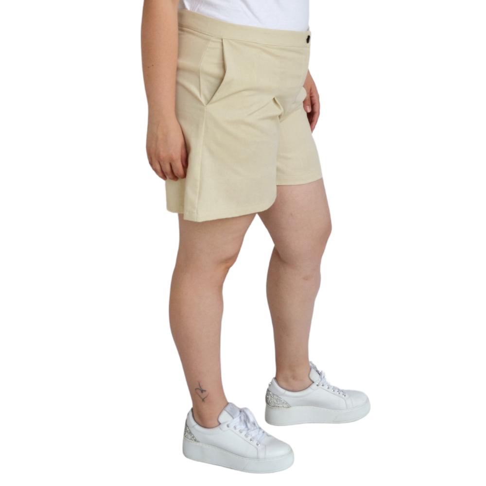 Foto 3 pulgar | Short Roman Fashion color Beige para Mujer
