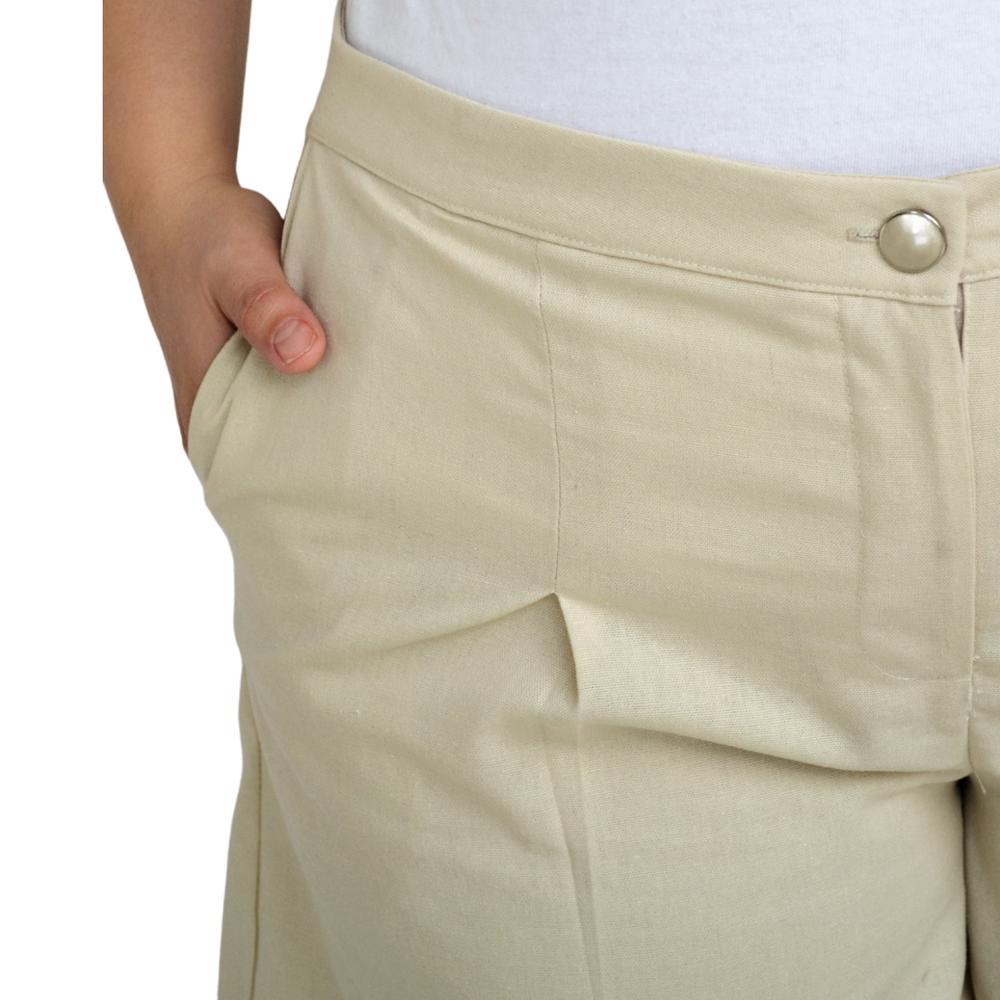 Foto 5 pulgar | Short Roman Fashion color Beige para Mujer