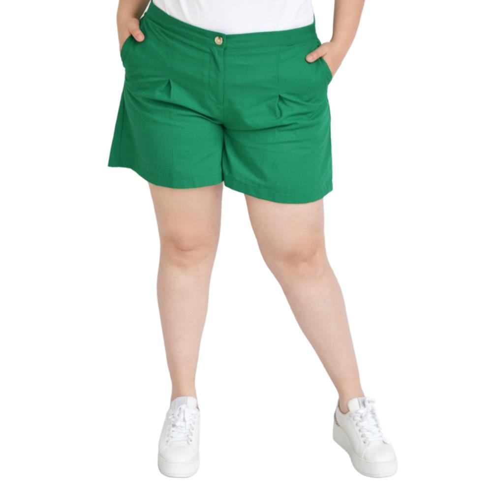 Foto 2 pulgar | Short Roman Fashion color Verde para Mujer
