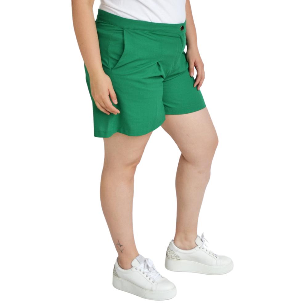Foto 3 pulgar | Short Roman Fashion color Verde para Mujer