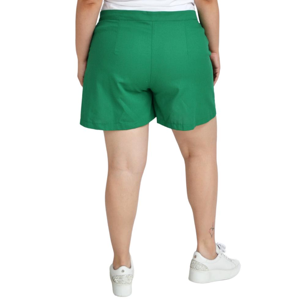 Foto 4 pulgar | Short Roman Fashion color Verde para Mujer