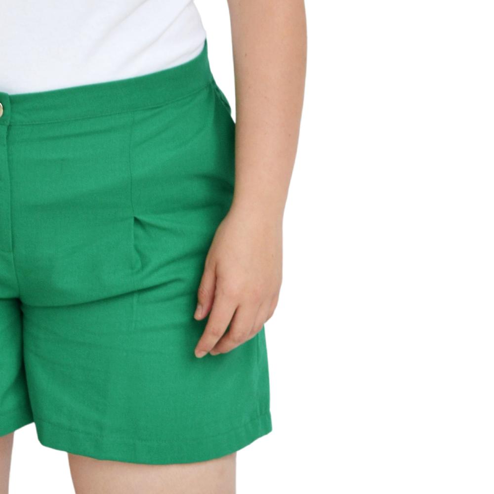 Foto 5 pulgar | Short Roman Fashion color Verde para Mujer
