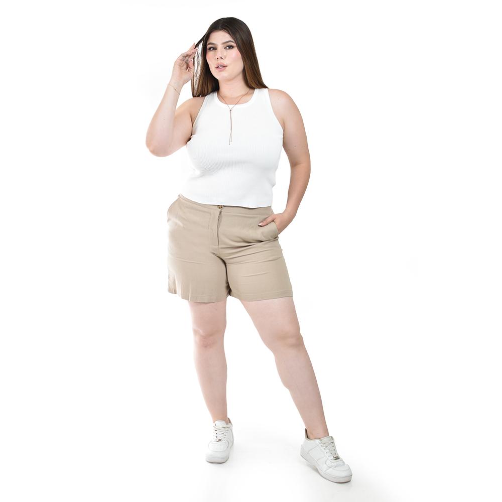 Foto 4 | Short Café Roman Fashion para Mujer