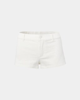 Foto 4 | Pantalones Cortos Florence By Mills Bright Side De Sarga De Algodón, Color Blanco - Venta Internacional.