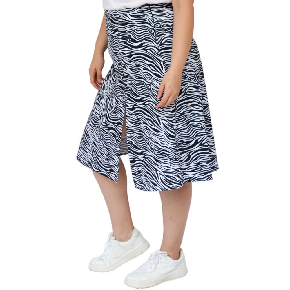 Foto 2 | Falda Midi Sublimada Roman Fashion Tallas Extras 2134