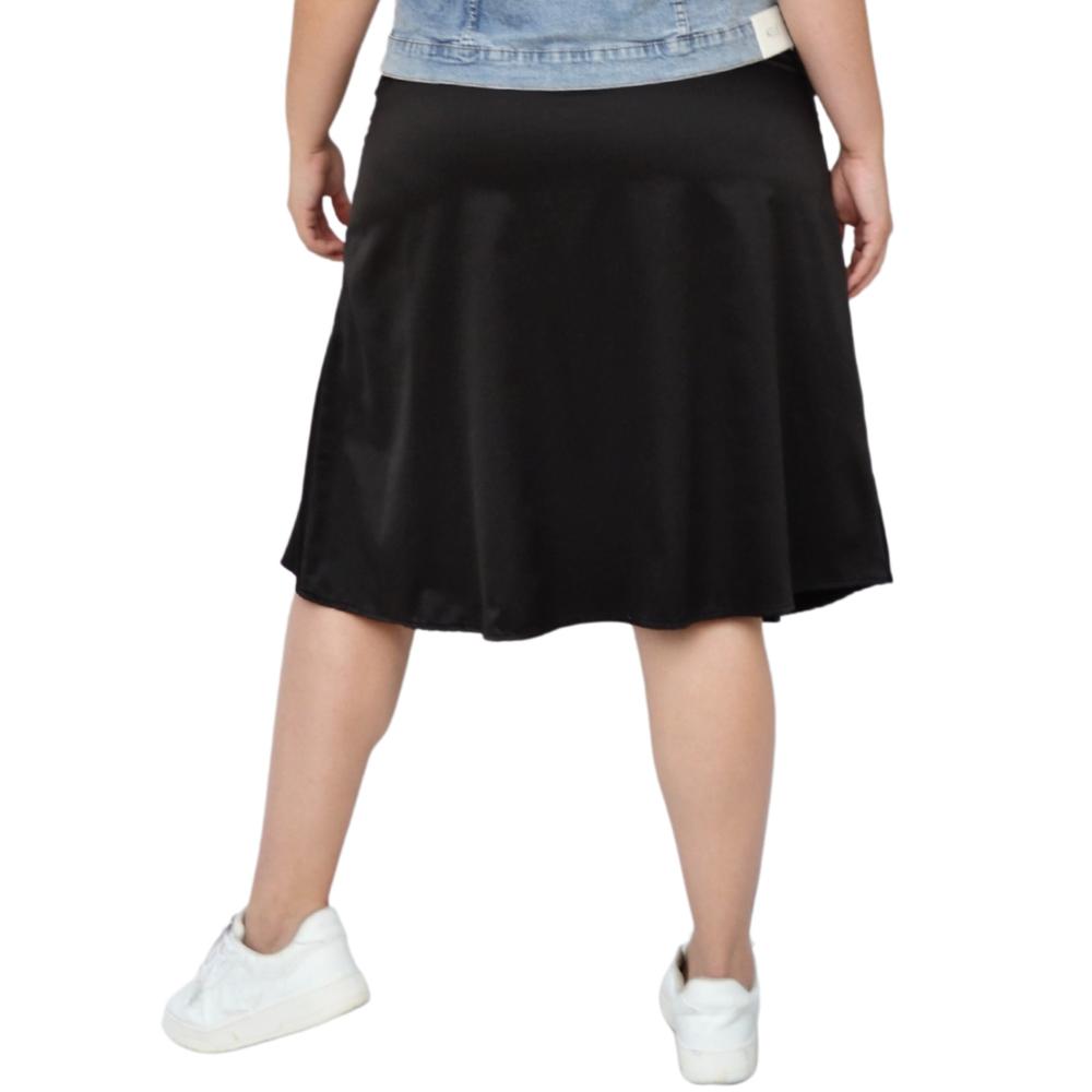 Foto 4 pulgar | Falda Midi Juvenil Roman Fashion color Negro