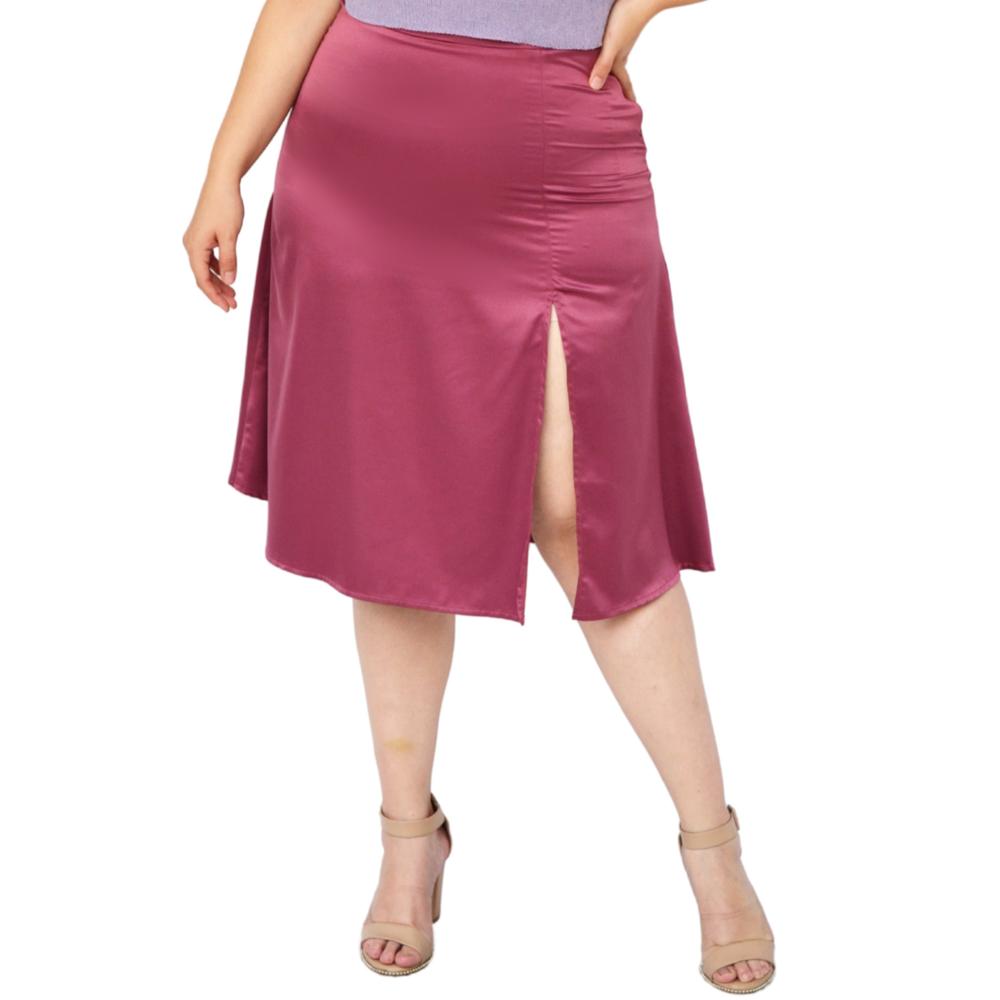 Foto 1 | Falda Midi Juvenil Roman Fashion color Rosa