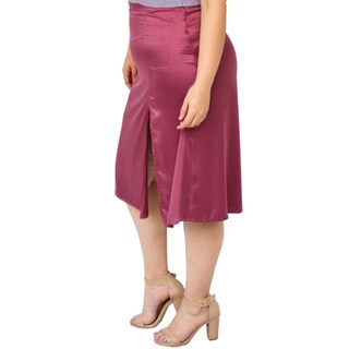 Foto 2 | Falda Midi Juvenil Roman Fashion color Rosa