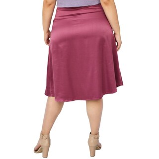 Foto 3 | Falda Midi Juvenil Roman Fashion color Rosa