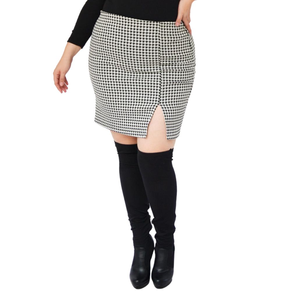 Foto 1 | Falda Corta con Strech Roman Fashion Multicolor