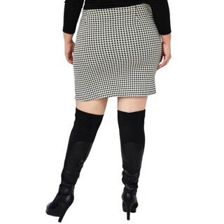 Foto 3 | Falda Corta con Strech Roman Fashion Multicolor