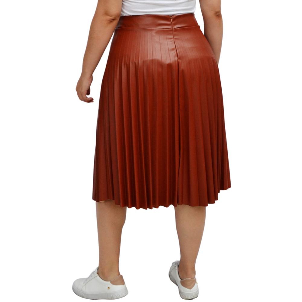 Foto 4 pulgar | Falda Plisada Roman Fashion 2711