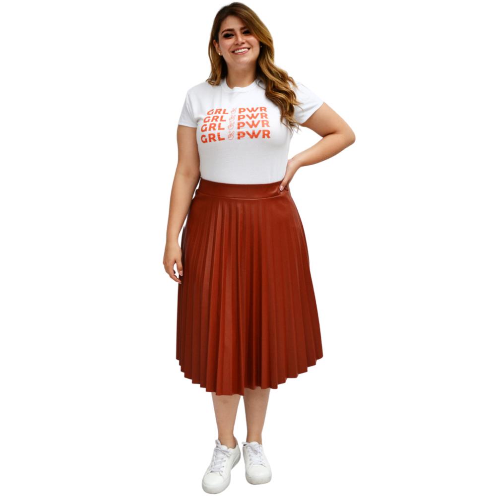 Foto 4 | Falda Plisada Roman Fashion 2711