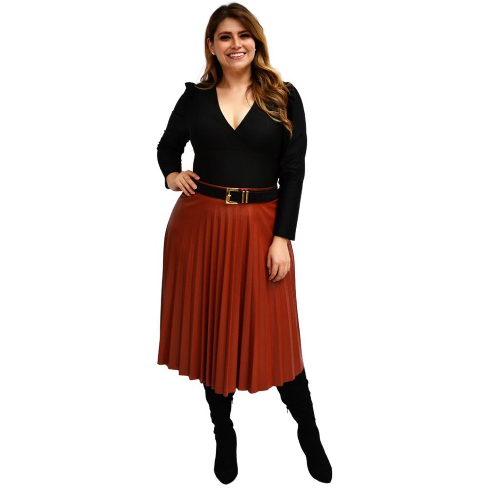 Foto 5 | Falda Plisada Roman Fashion 2711