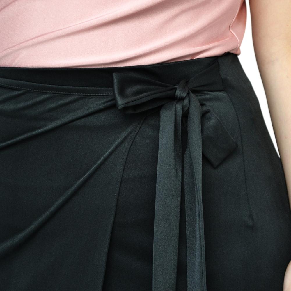 Foto 4 | Falda Midi Roman Fashion Talla Extra 2862 color Negro