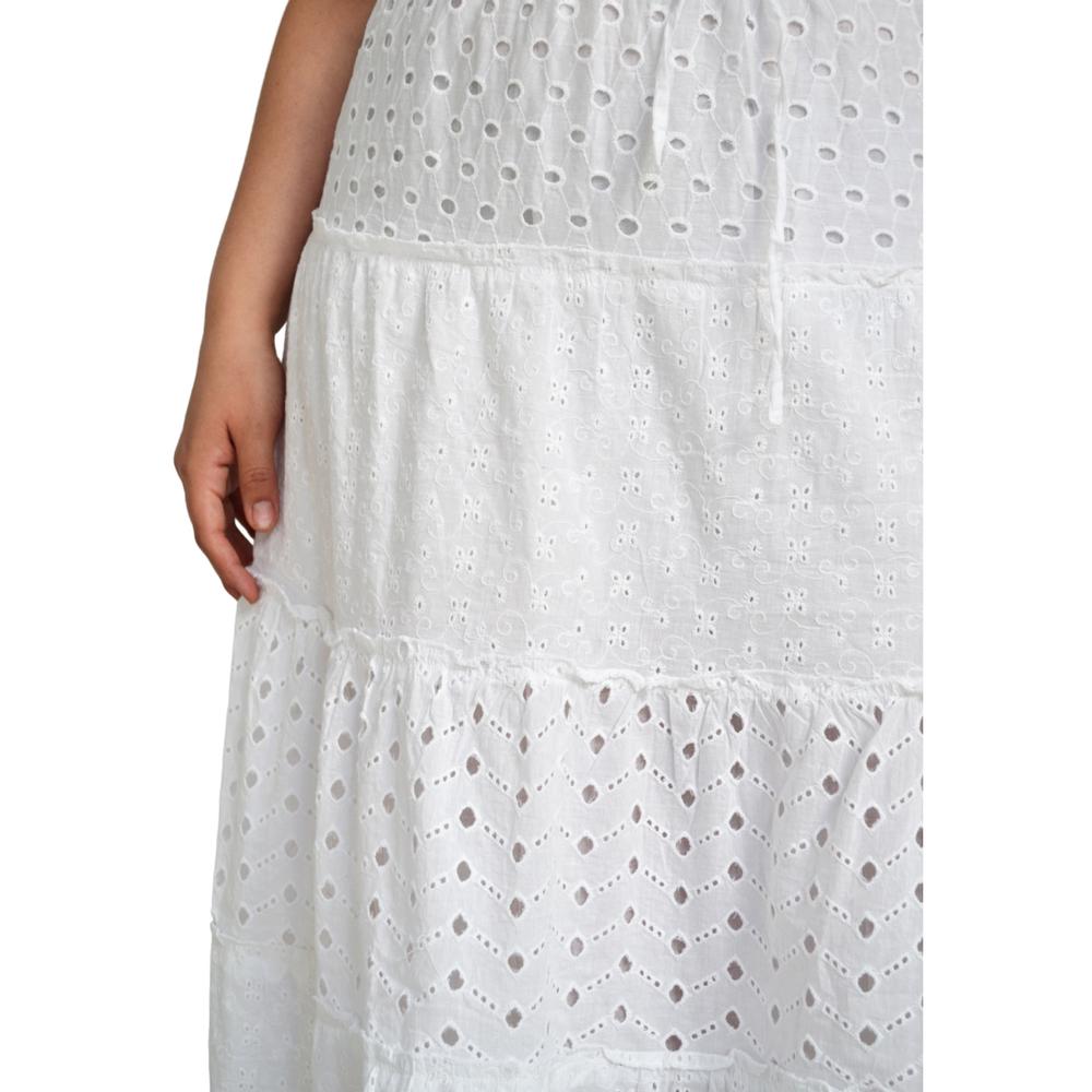 Foto 4 | Falda Larga Kanishka & Sweet Mango color Blanco