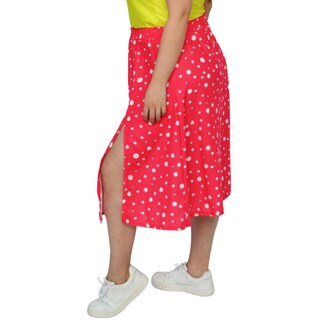 Foto 2 | Falda Midi Roman Fashion Talla Extra 7040 color Rosa