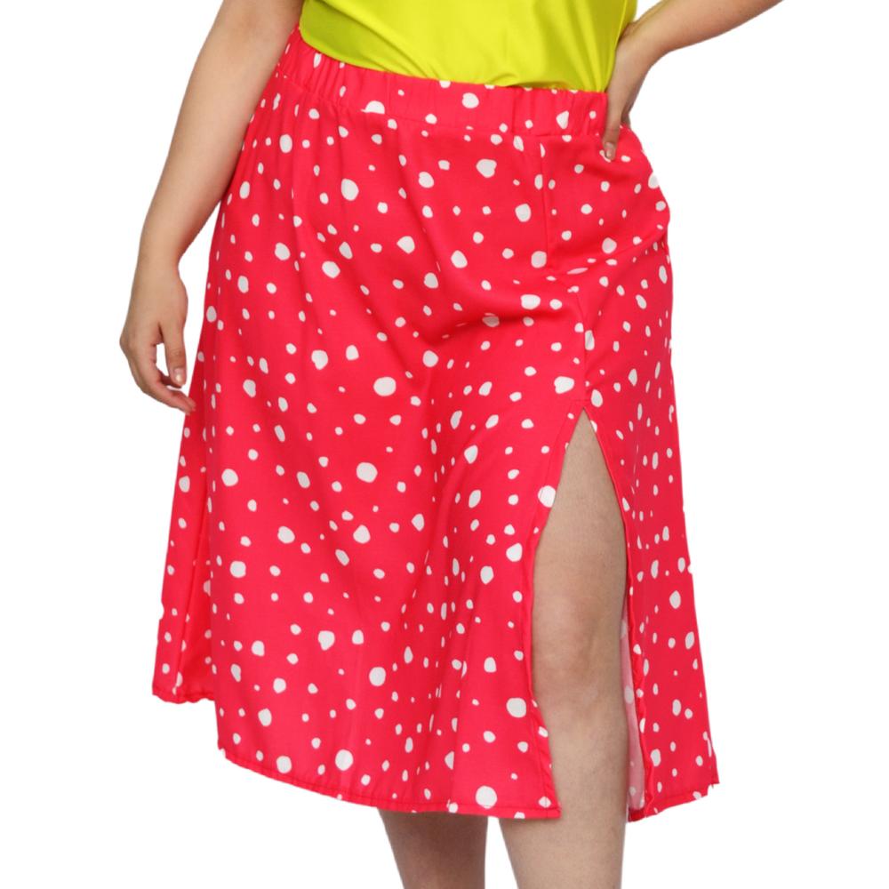 Foto 4 | Falda Midi Roman Fashion Talla Extra 7040 color Rosa