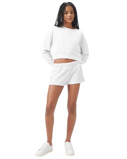 Foto 4 | Pantalones Cortos Florence By Mills Cozy Crush Para Mujer, Color Blanco - Venta Internacional.