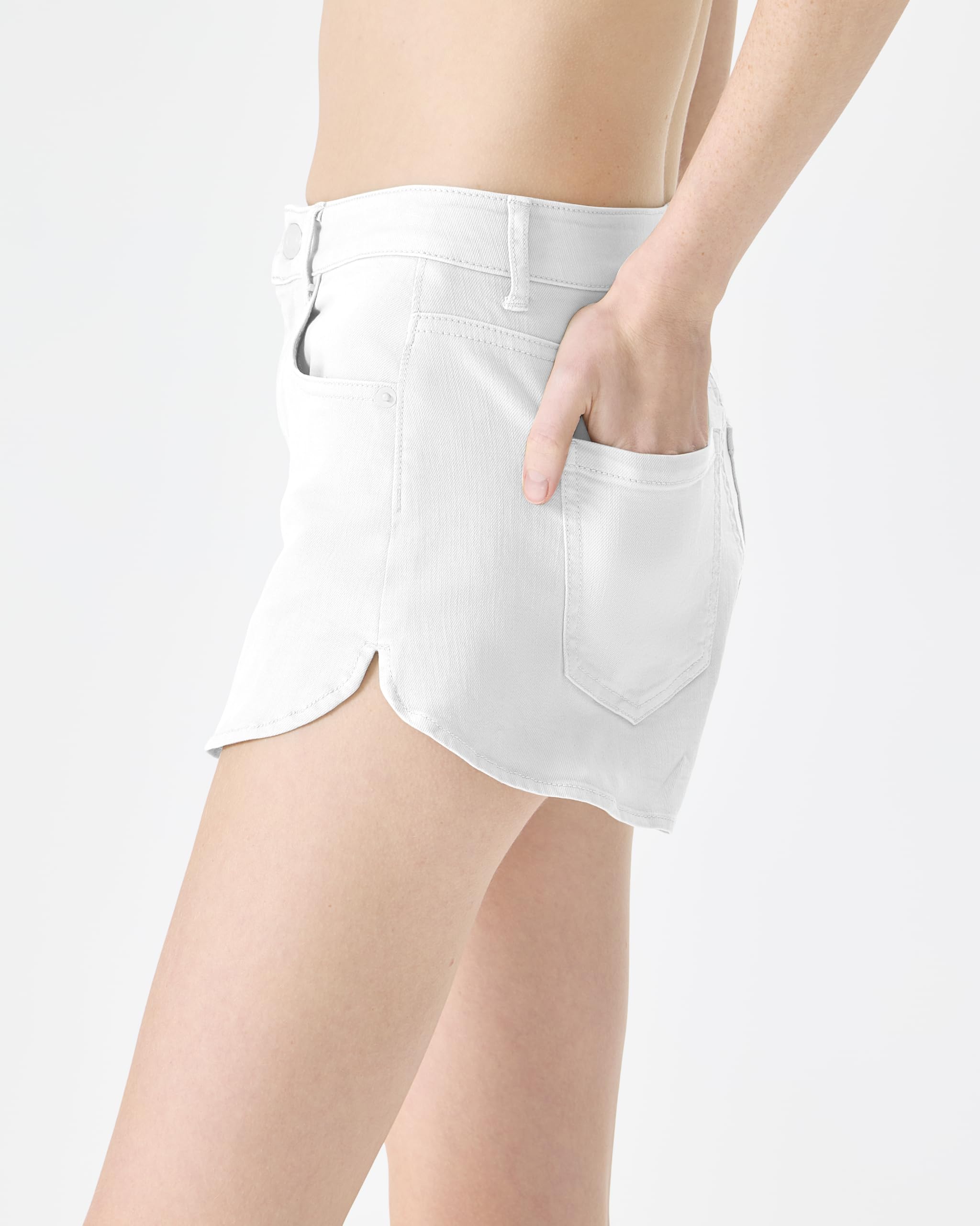 Foto 4 pulgar | Pantalones Cortos Florence By Mills Bright Side De Algodón Blanco Para Mujer - Venta Internacional.