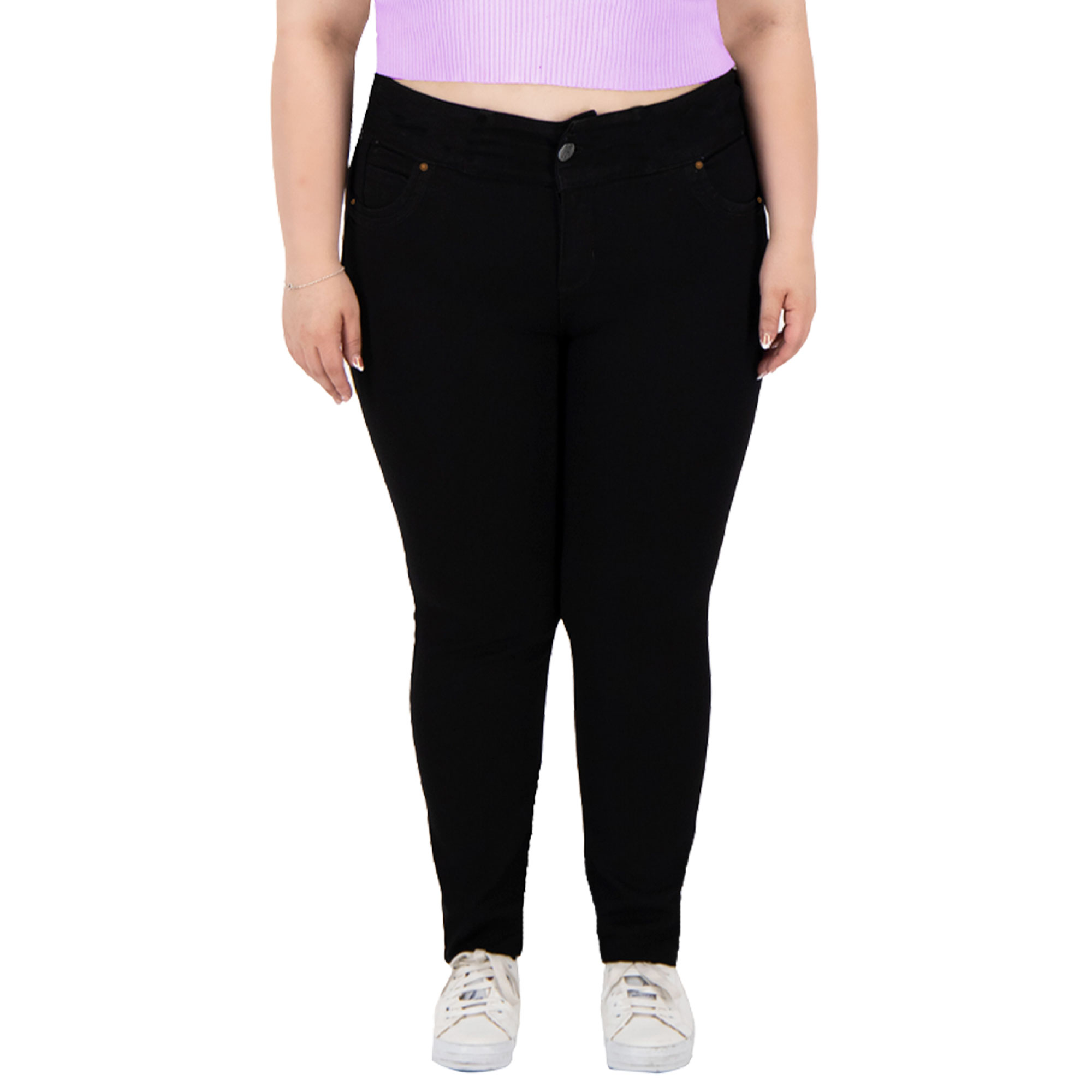 Foto 2 pulgar | Pantalón Skinny Britos Jeans Mujer Curvy Mezclilla 501671