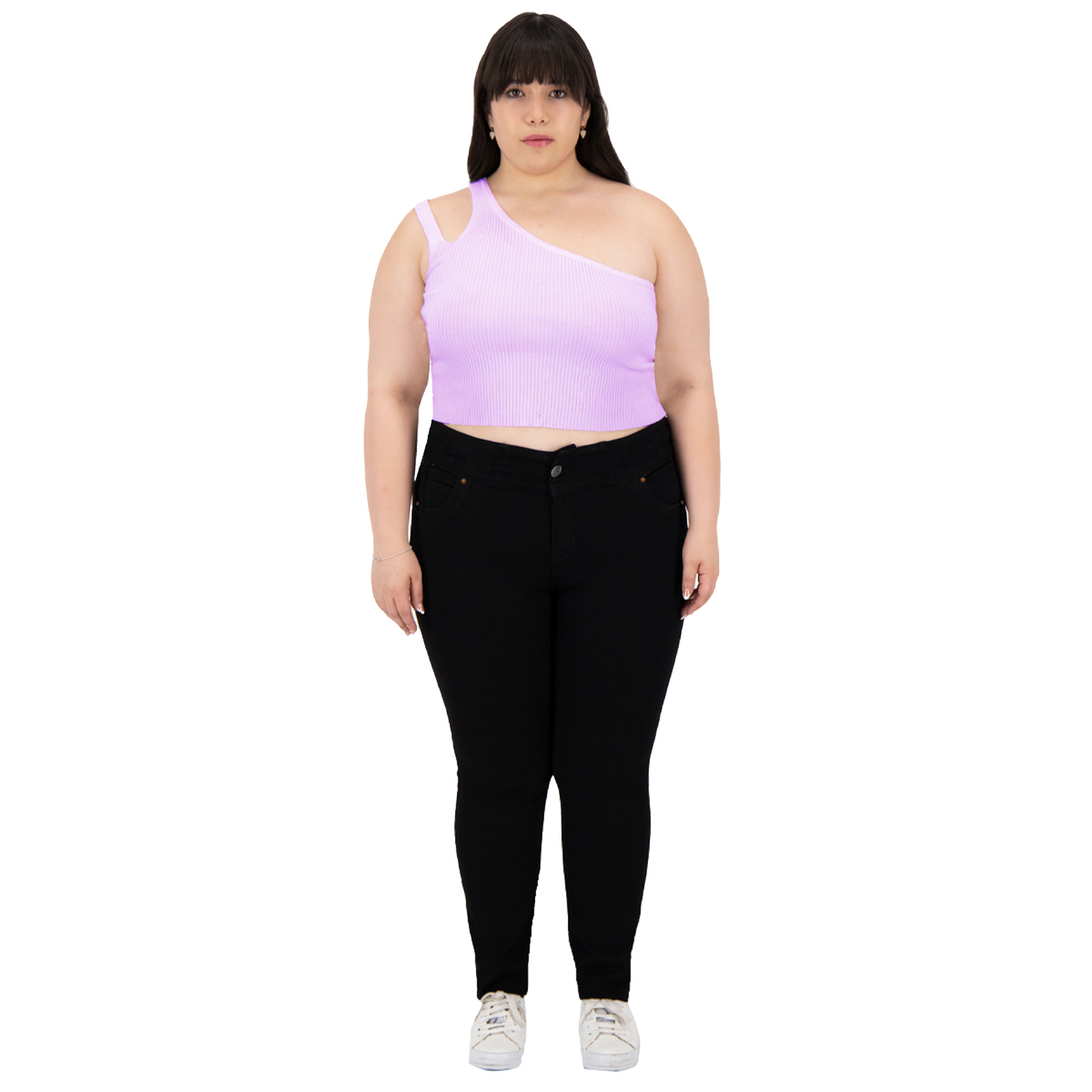 Foto 4 pulgar | Pantalón Skinny Britos Jeans Mujer Curvy Mezclilla 501671