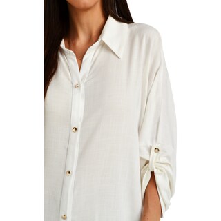 Foto 4 | Vestido Roman Fashion color Blanco para Mujer