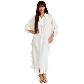 Foto 5 | Vestido Roman Fashion color Blanco para Mujer