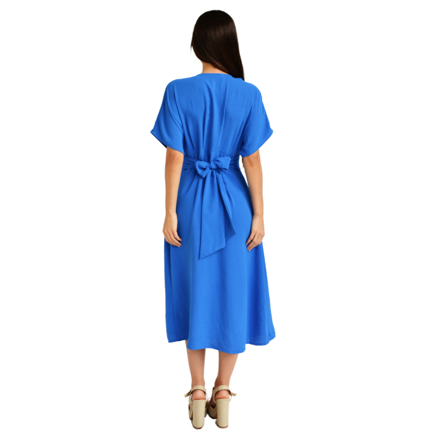 Foto 4 pulgar | Vestido Roman Fashion color Azul para Mujer