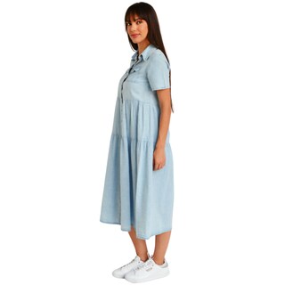 Foto 2 | Vestido Roman Fashion color Azul para Mujer
