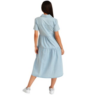 Foto 3 | Vestido Roman Fashion color Azul para Mujer