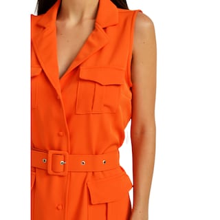 Foto 4 | Vestido Roman Fashion V-MIC-2156 color Naranja