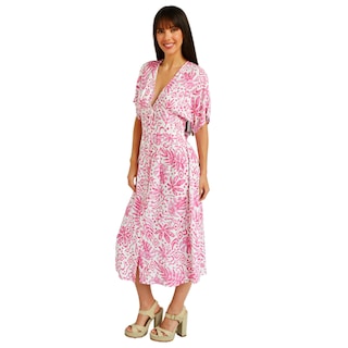 Foto 2 | Vestido Roman Fashion color Rosa para Mujer