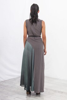 Foto 4 | Vestido De Mujer A Ángelozano Vestido Doble, Con Manta Y Algodón Incluye Cinto. Al-w05