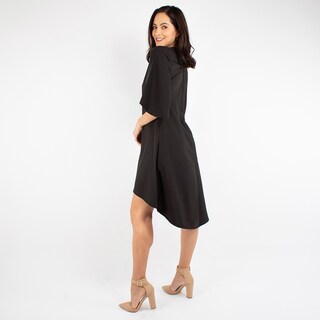 Foto 2 | Vestido Amad color Negro para Mujer
