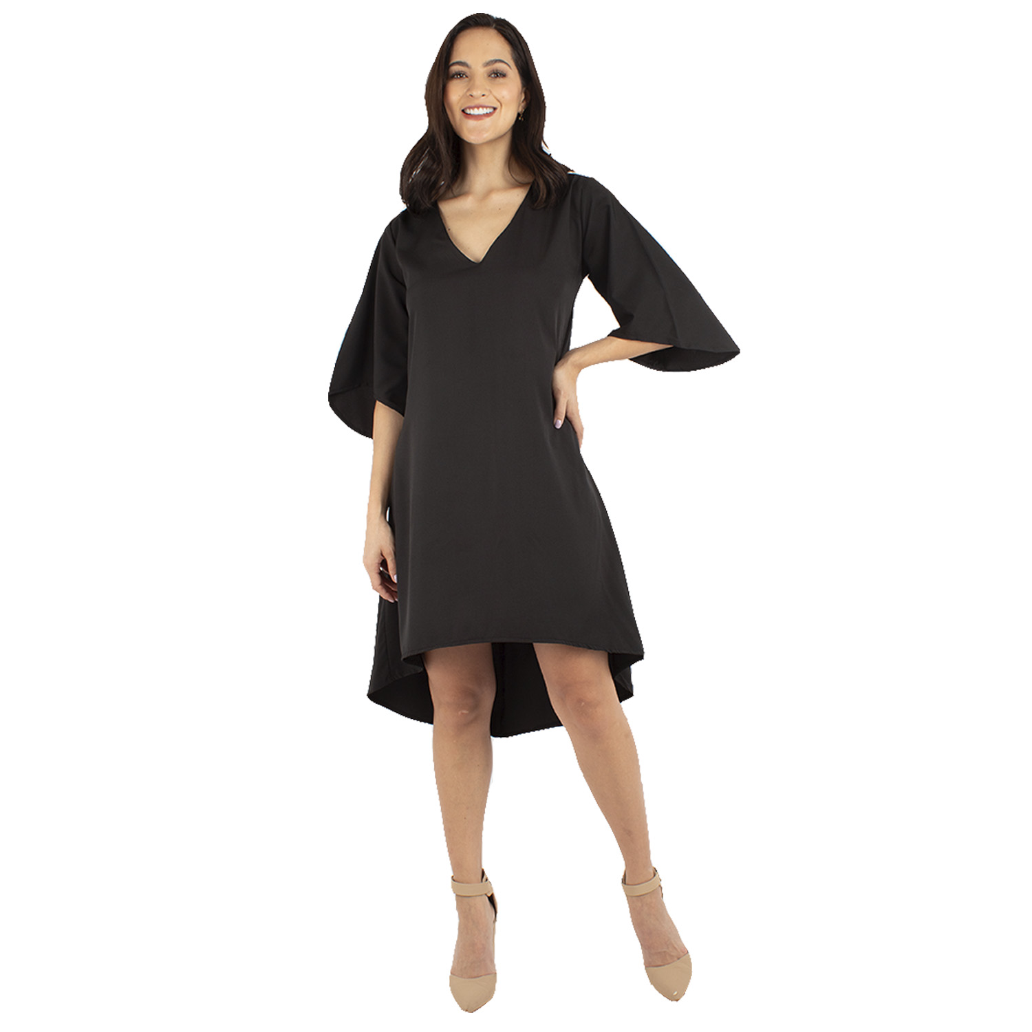 Vestido Amad color Negro para Mujer