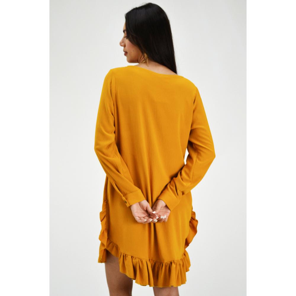 Foto 4 pulgar | Vestido Roman Fashion color Marrón para Mujer